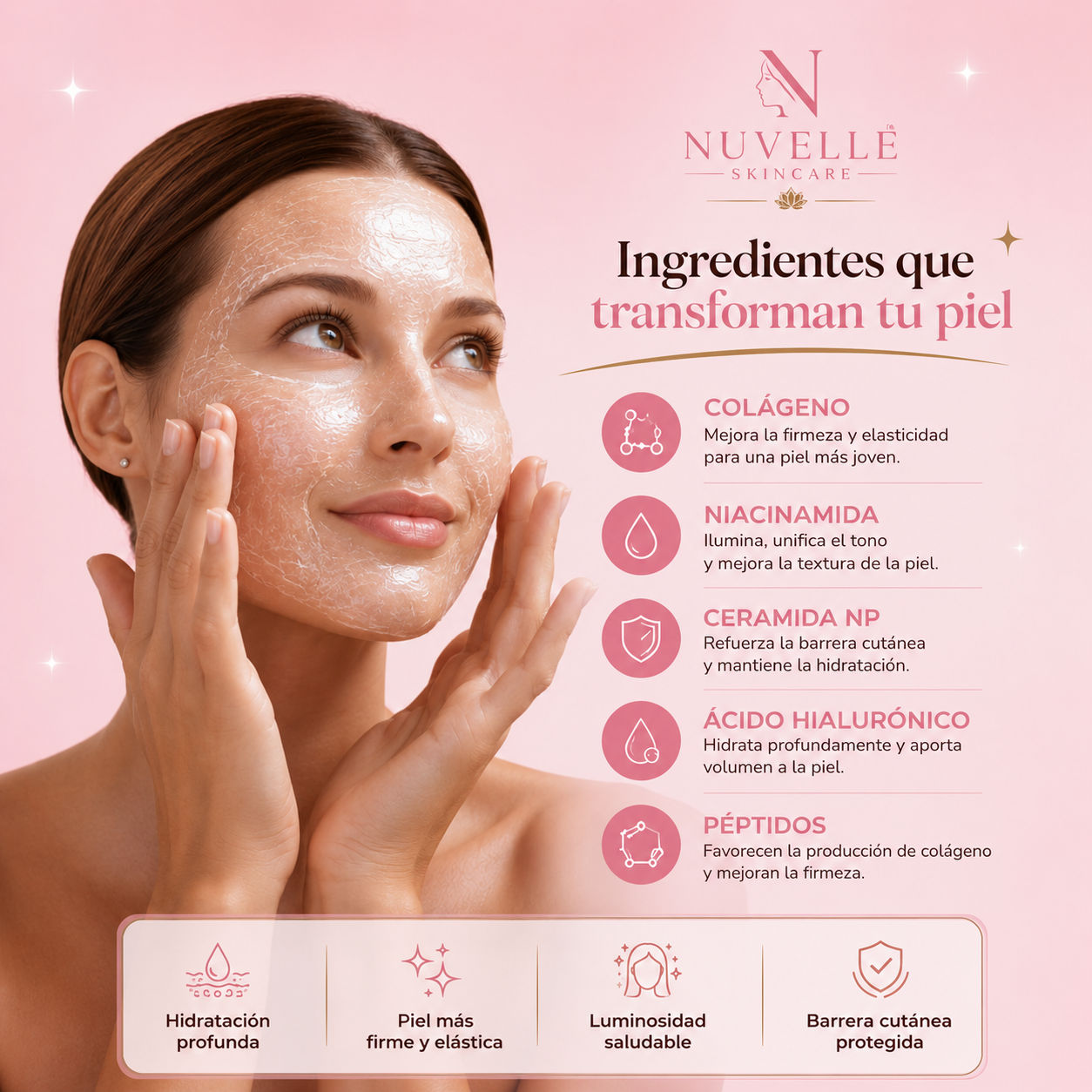 Mascarilla de colágeno - Piel más firme y radiante